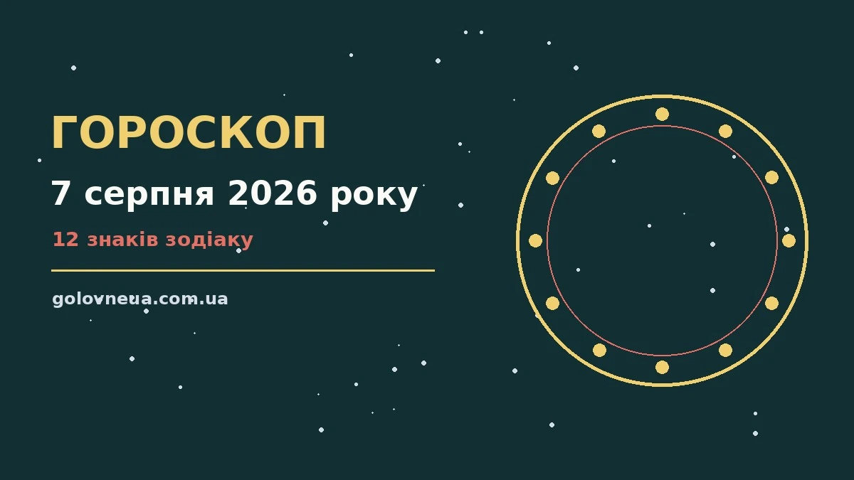 Гороскоп на 7 серпня 2026 року: прогноз для всіх знаків про настрій, справи та гроші