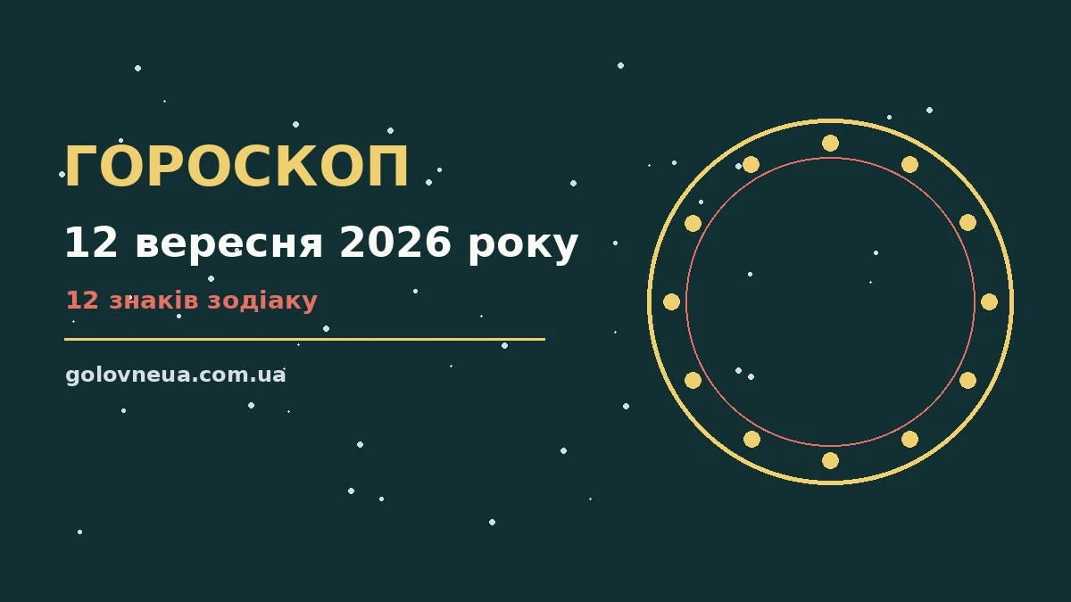 Гороскоп на 12 вересня 2026 року: прогноз для всіх знаків про настрій, справи та гроші