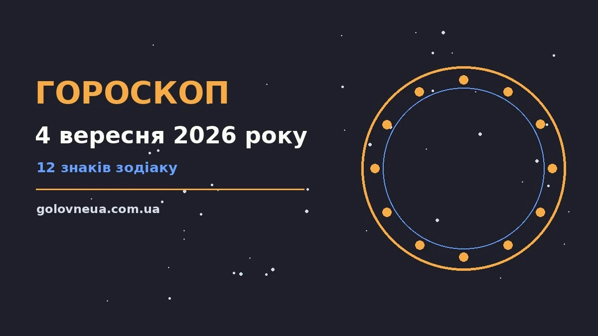 Гороскоп на 4 вересня 2026 року: прогноз для всіх знаків про настрій, справи та гроші